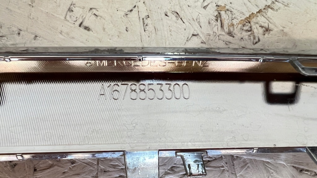 фото №10, Mercedes w167 gle молдинг хром бампера перед a1678853300
