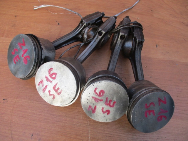 фото №10, Opel astra ii g meriva combo 1.6 8v z16se поршень 13101850 24772a + шатун