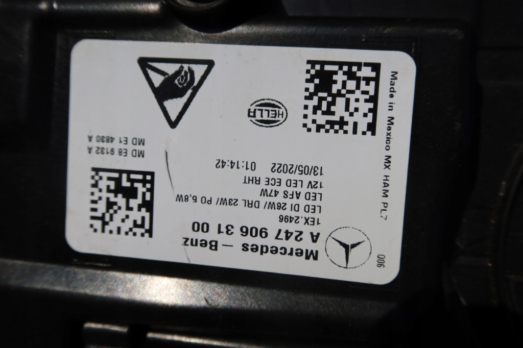Mercedes glb full led a2479063100 ліва фара фари Недорого