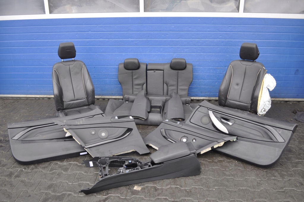 фото №1, Bmw 4 f32 m-pakiet переходник салона сиденья кожаный заднее сиденье обшивки