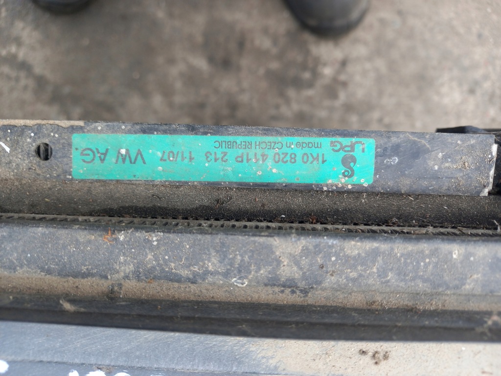 фото №5, Комплект радіатор вентилятори vw golf v 1.9 tdi