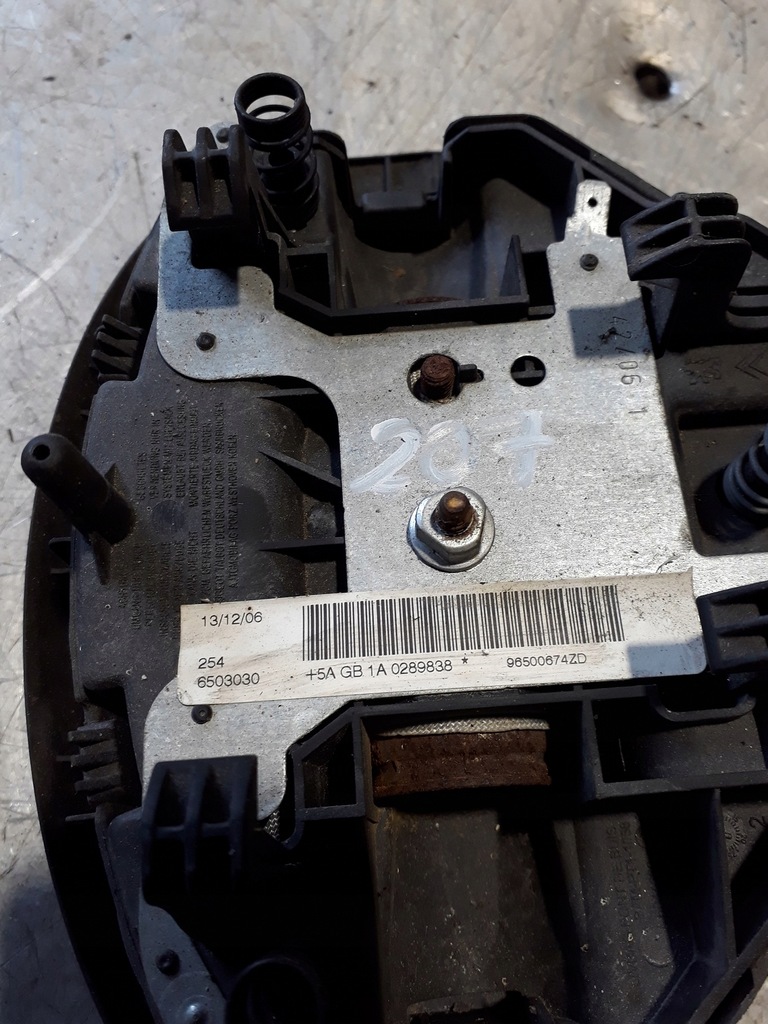 фото №9, Air bag водителя 96500674zd peugeot 207