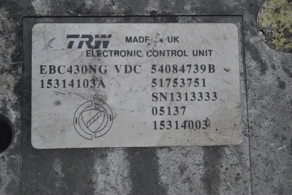 фото №5, Насос abs гальмівна fiat croma ii 15314103a 54084739b 15314003