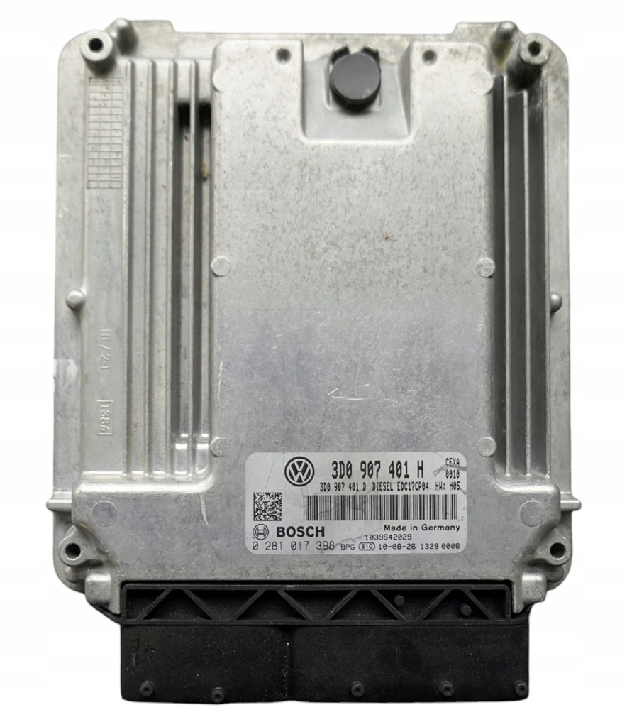 фото №1, Блок управления / модуль ecu vw phaeton 3d0907401h, 0281017398 программирование