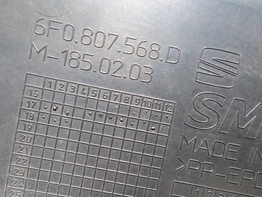 фото №12, Seat ibiza v диффузор заднего бампера спойлер новый 6f0807568d