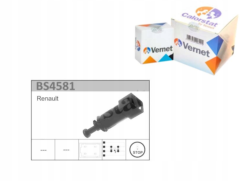 фото №1, Вимикач світла гальма rvi mascott mitsubishi colt czc vi colt vi