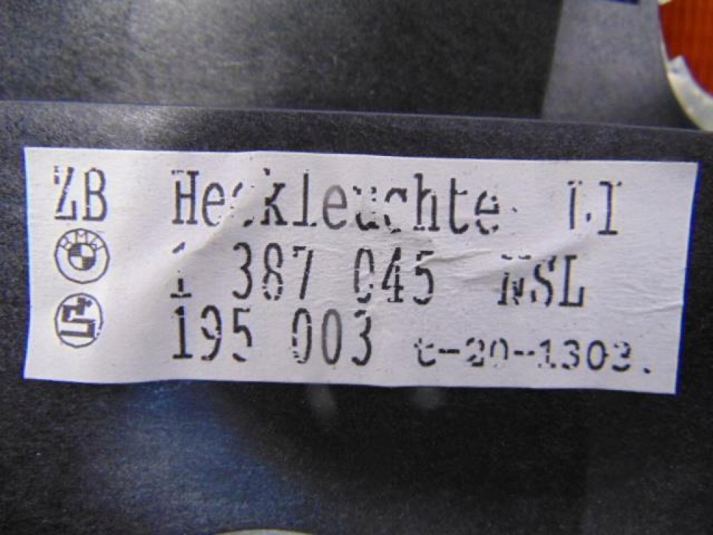 Bmw e36 sedan лампа задня ліва 1387045 Недорого