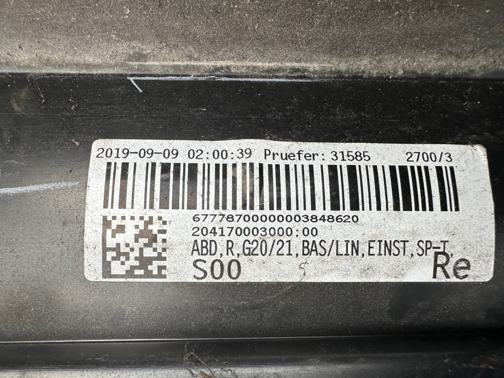 фото №6, Молдинг поріг права bmw seria 3 g20 g21 колір 668