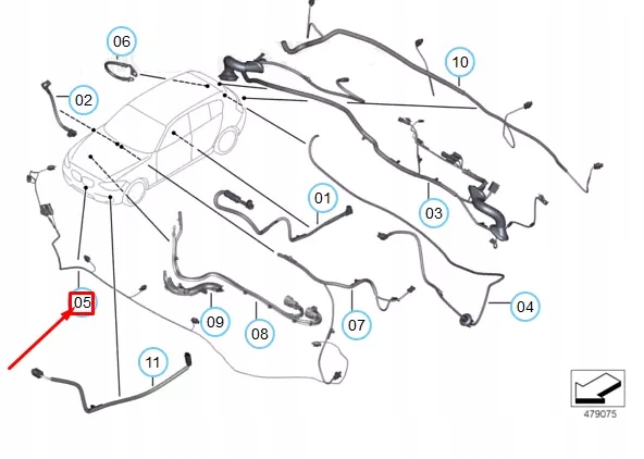 Bmw 2 купе f22 набор тросы передний farbu 61129327111 9327111 Цена