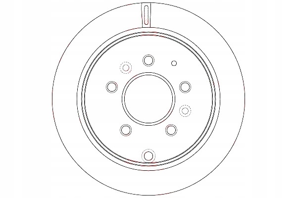 фото №1, Trw гальмівні диски гальмівні 2szt mazda задня mpv 02- trw