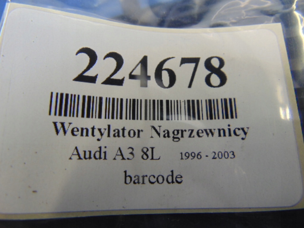 фото №5, Audi a3 8l hb 1.6 8v вентилятор отопителя nrf2002221