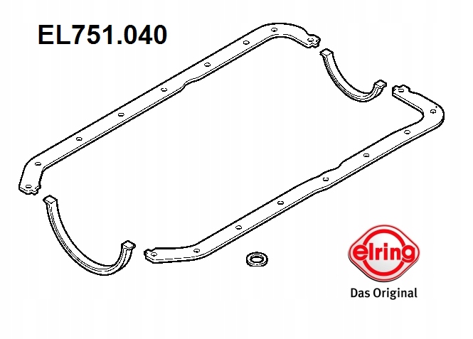Elring 751.040 набор прокладка, поддон масляная Цена
