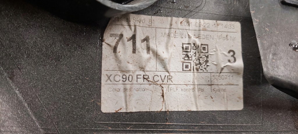 фото №8, Бампер перед kompletny volvo xc90 lift 19-23 lak: 711