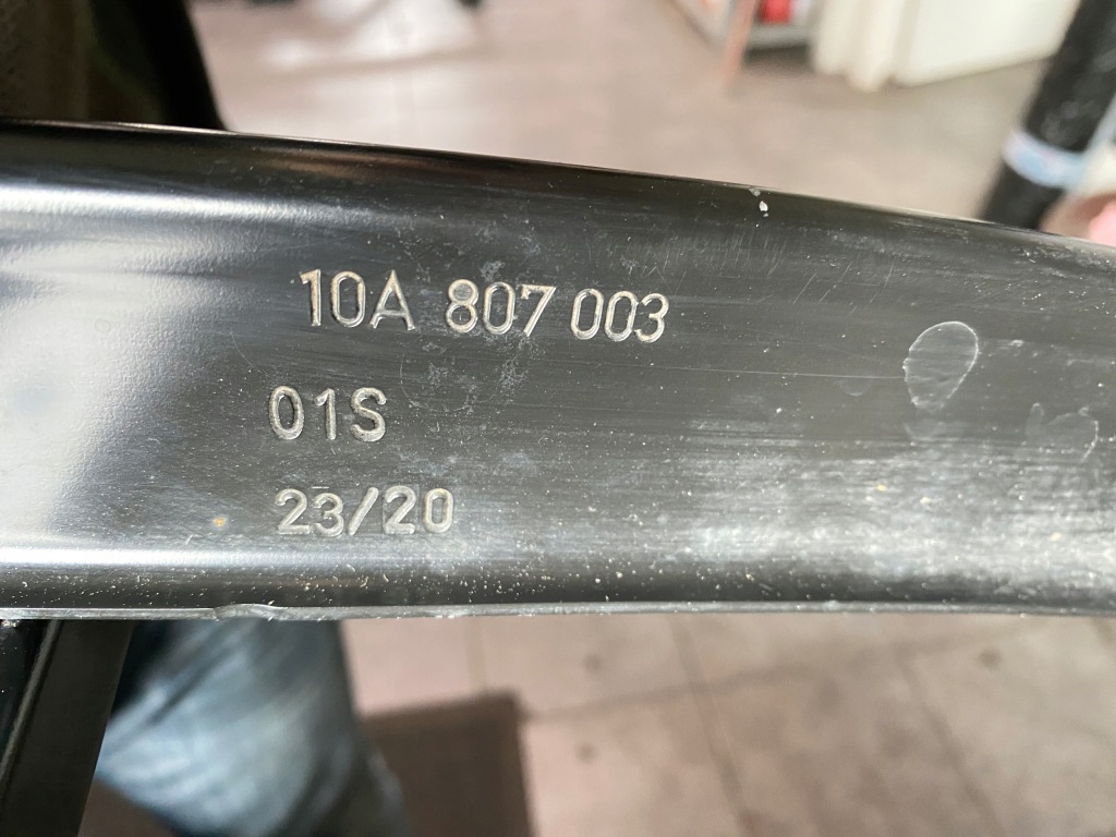 фото №11, Підсилювач балка бампера передня перед vw id3 id.3 10a