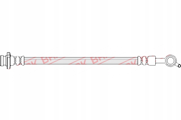 фото №2, Шланг тормозной гибкий задняя p nissan juke leaf 1.2-electric