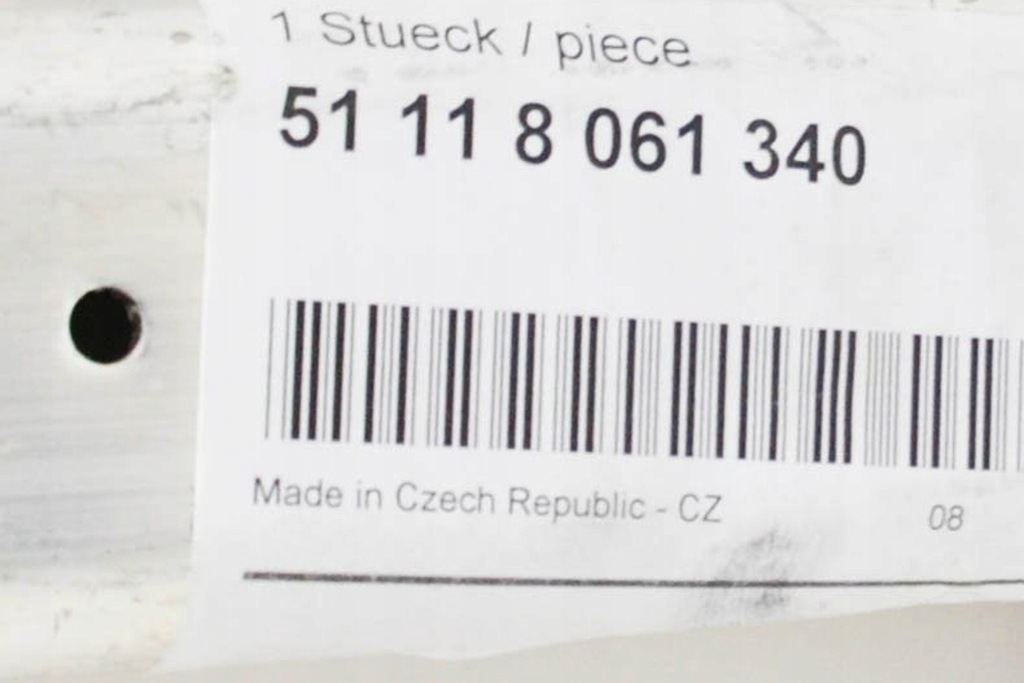 фото №7, Bmw 7 g11 передний бампер m sport нижний crash bar 51118061340 новый orygina