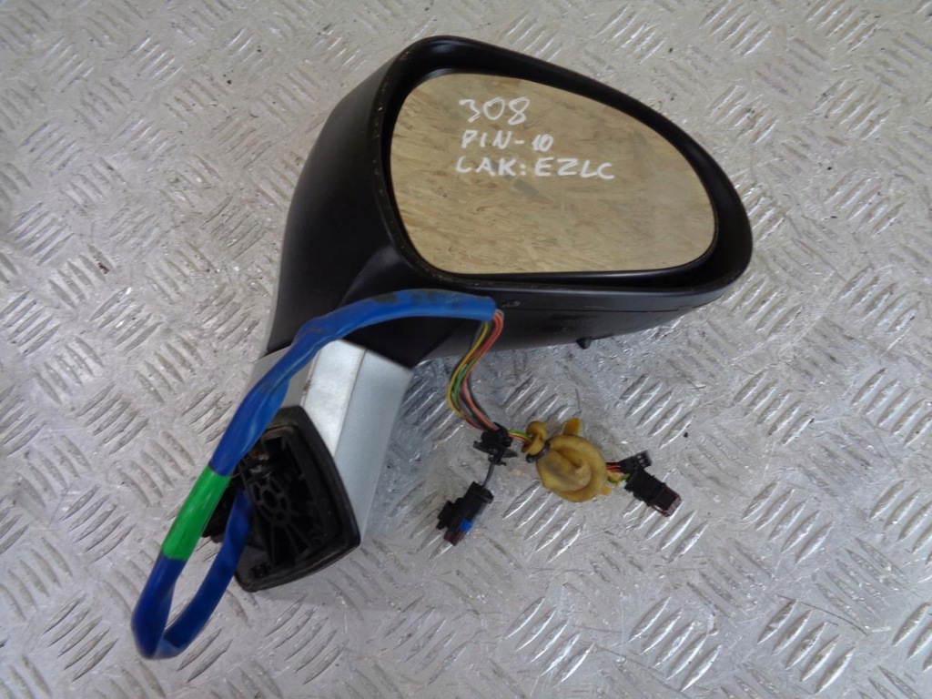 фото №7, Дзеркало праве 10 pin peugeot 308 i t7 sw kombi 07- lak: ezrc