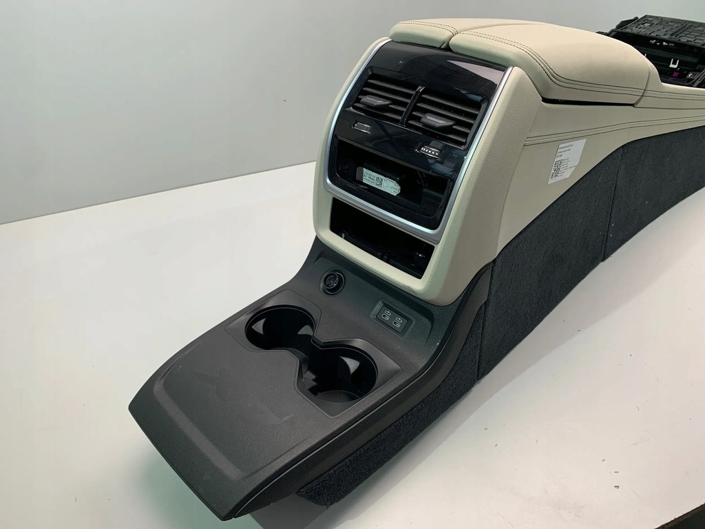 фото №7, Bmw x7 g07 туннель средний подлокотник elfenbein weiss nappa