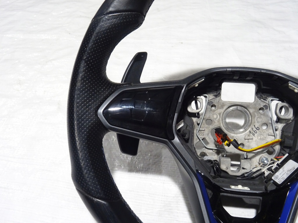 фото №7, Воздуховод кожаный мультифункция лепестки переключения vw golf viii 8 r 5h0 5h0959542j