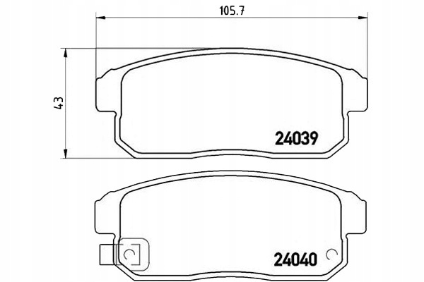 фото №5, 9fe525_e тормозные колодки тормозные mazda rx-8 se, fe 10/0
