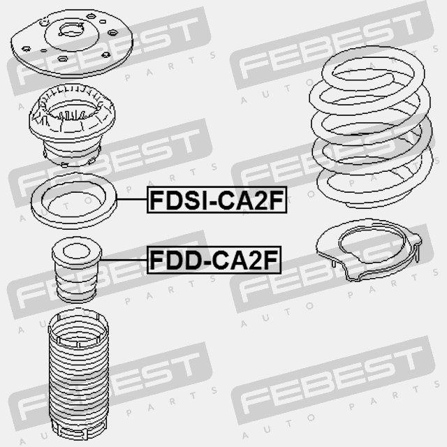 фото №14, Отбойник амортизатора перед febest fdd-ca2f
