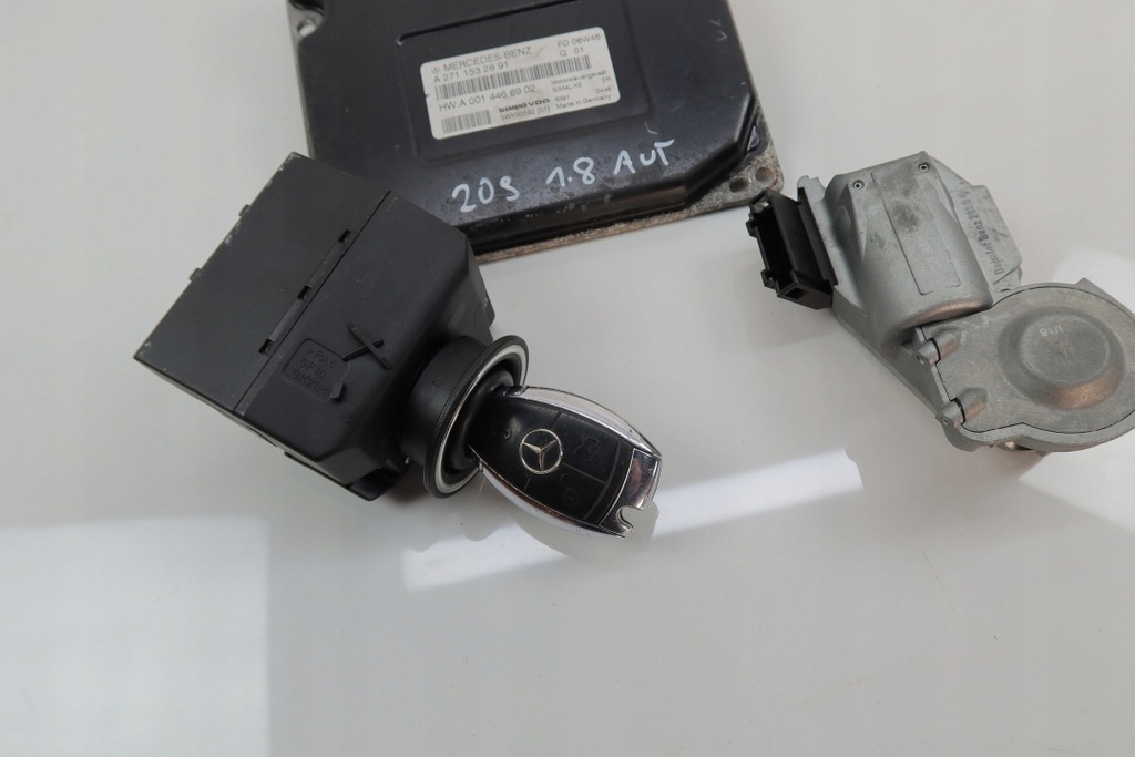 фото №5, Mercedes w209 clk 1.8 автоматична коробка передач замок запалювання ключ бортовий комп'ютер 2711532891 2710107544