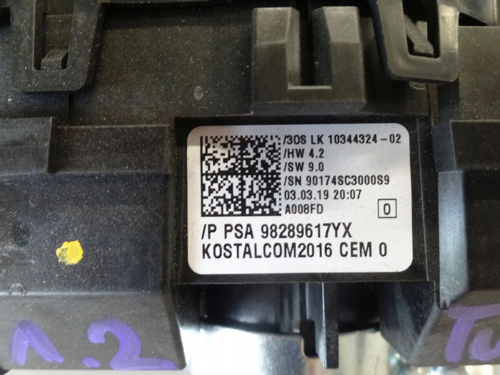 фото №9, Opel grandland x 2019 1.2 turbo перемикач комбінований 98289617yx