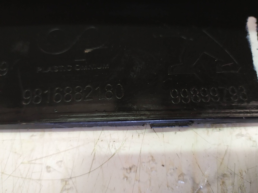 фото №15, Спойлер накладка бампер перед peugeot rifter partner berlingo