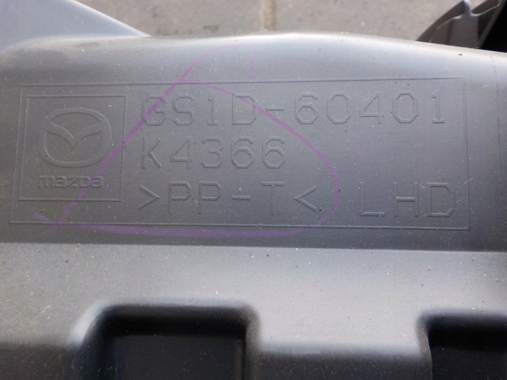 фото №8, Mazda 6 2008r sedan 2.0b приборная панель приборная / консоль gs1d60401