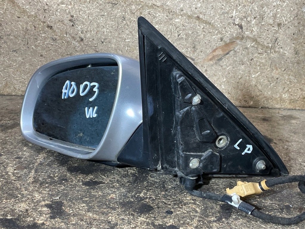 фото №8, Audi a8 d3 02-09 зеркало электрический левая обычное uk