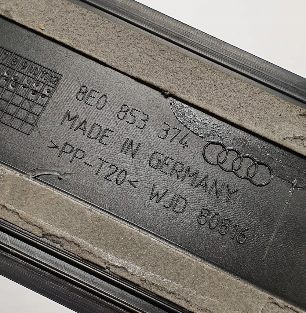 фото №6, Молдинг накладка поріг правий перед audi a4 b6