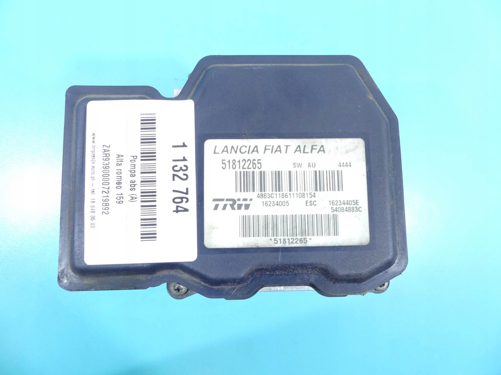 фото №9, Насос abs alfa romeo 159 51812265, 16234005