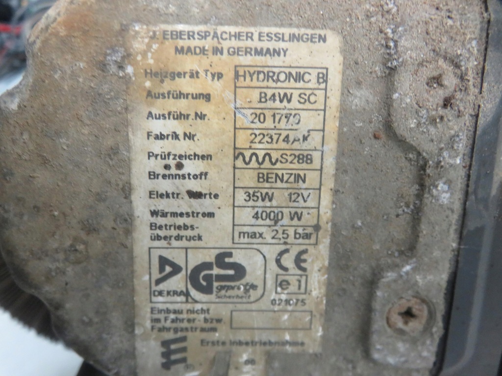 фото №8, Webasto бензин b4wsc