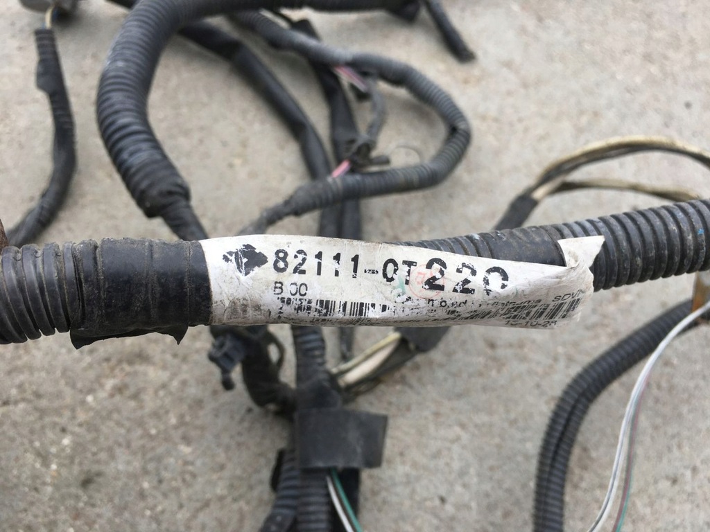 фото №11, Toyota venza 12-16 джгут електропроводка перегородка перед usa