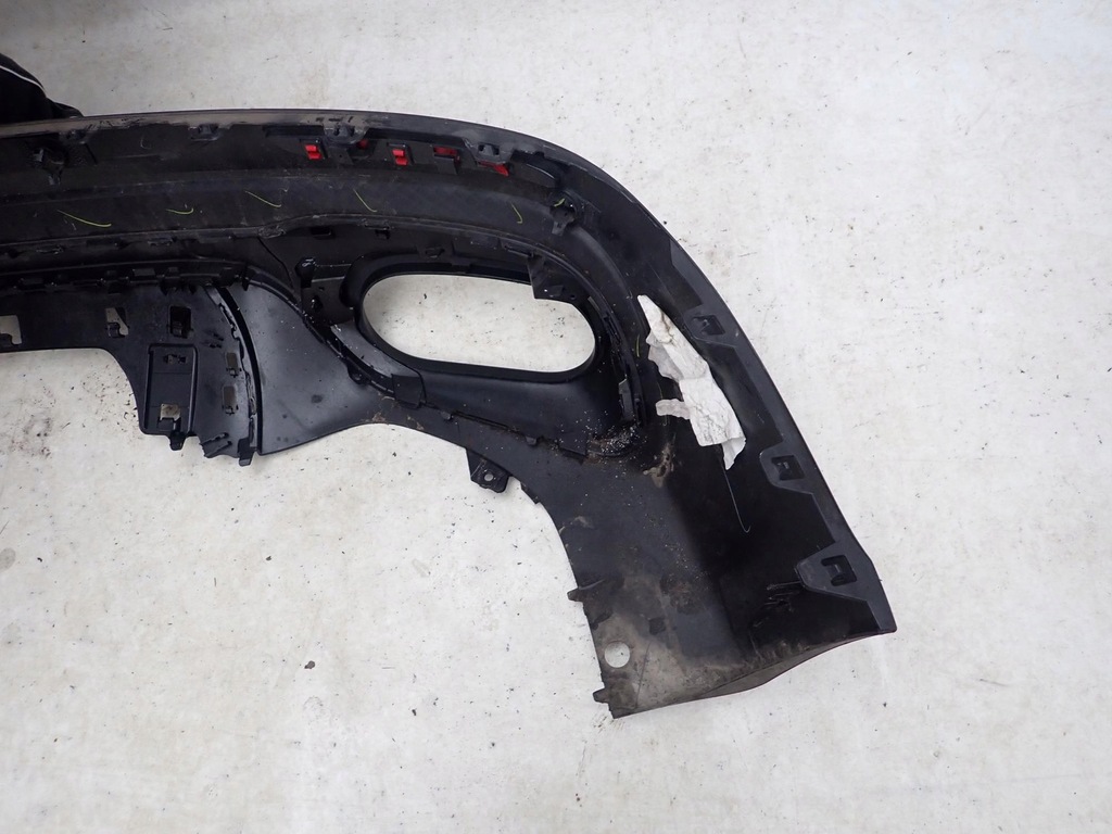 фото №10, Mercedes glb x247 amg 19- dół накладка спойлер бампера задняя задний pdc