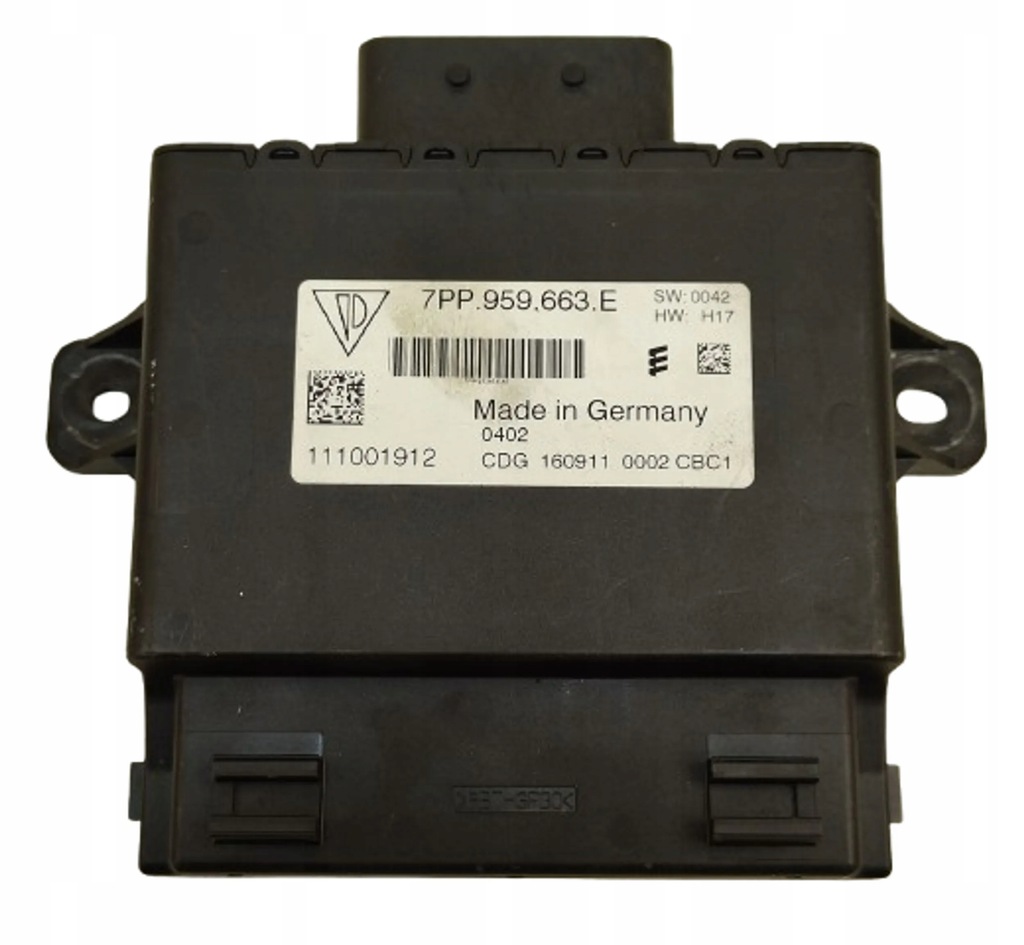 фото №1, Porsche panamera 970 09-13 модуль блок управління напруги 7pp959633e