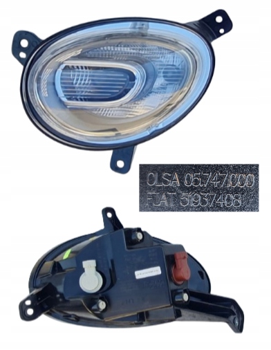 фото №1, Лампа передня перед протитуманна фара ліва fiat 500 x 51937408