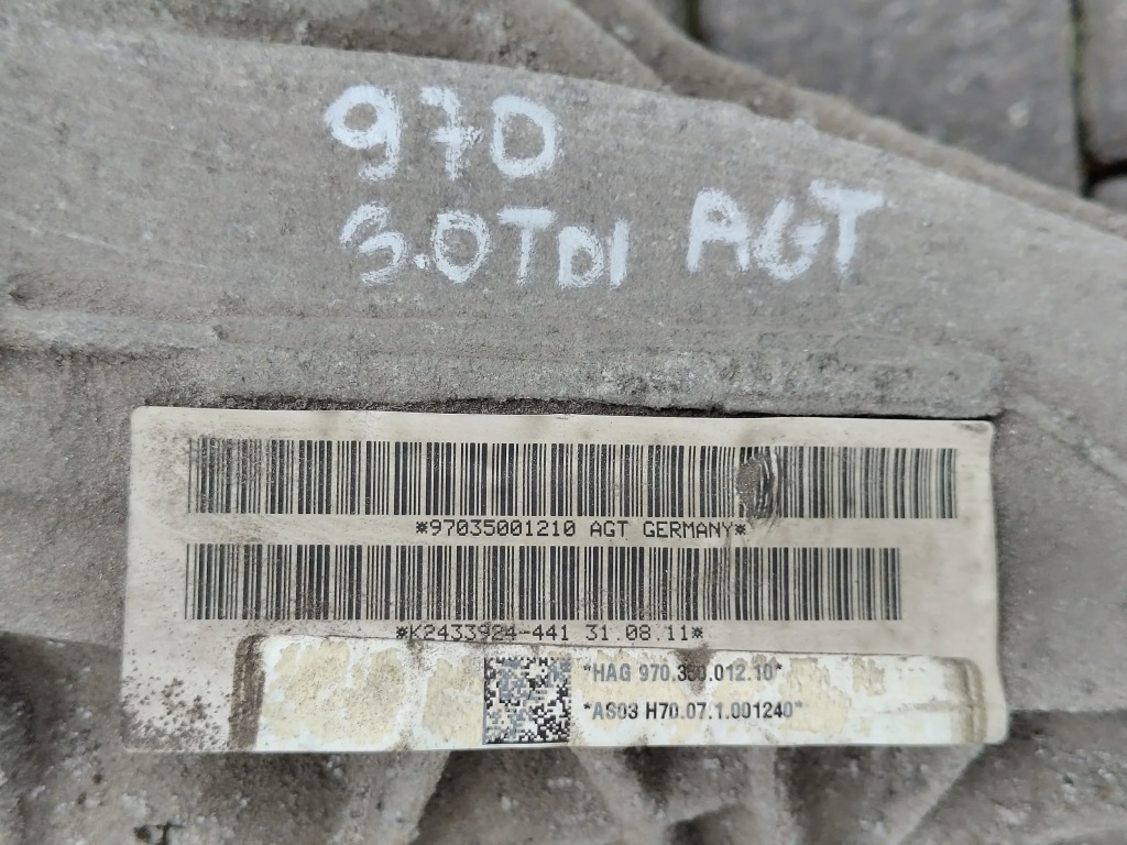 Porsche panamera 970 1 1 3.0 tdi мост задний дифференциал 97035001210 agt Киев