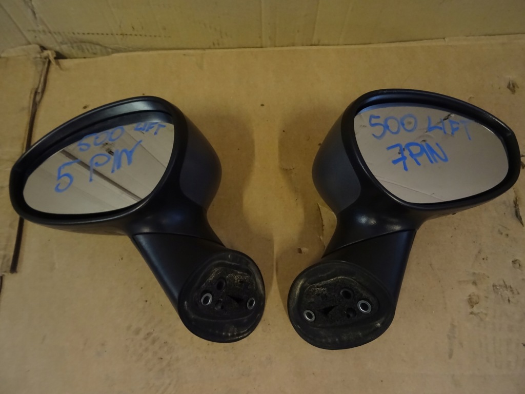 фото №1, Fiat 500 lift зеркало левая 5p правое 7p