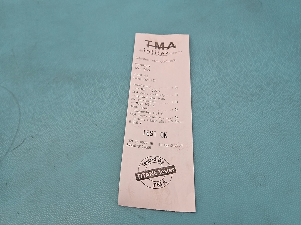 фото №6, Test стартер honda jazz iii 1.3 16v sm-74003