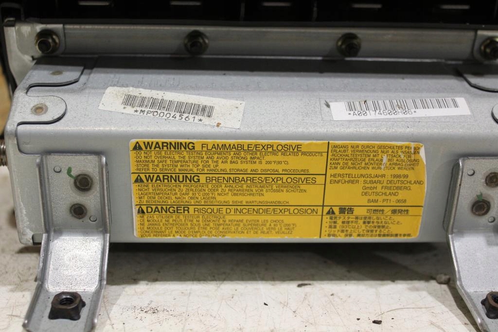 фото №9, Подушка воздушная пассажира subaru forester i sf