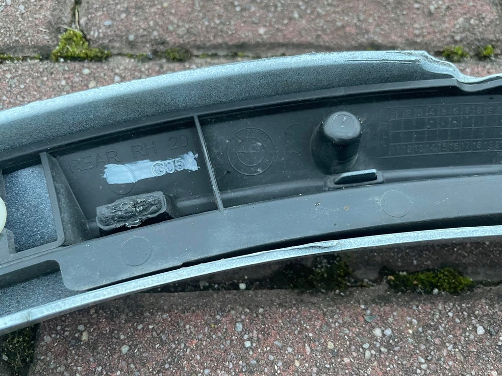 фото №8, Bmw x5 g05 молдинг защита крыла m-pakiet правая задняя правый задняя