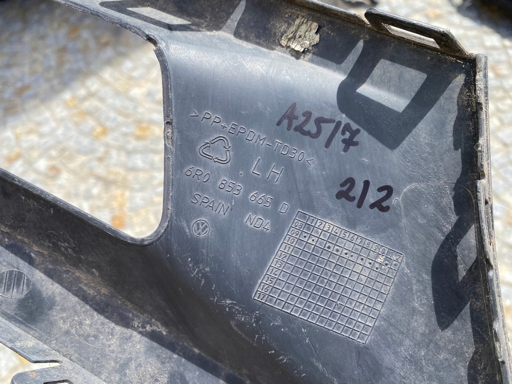 фото №12, Vw polo v 6r решётка правая левая перед 6r0853666d 6r0853665d оригинал