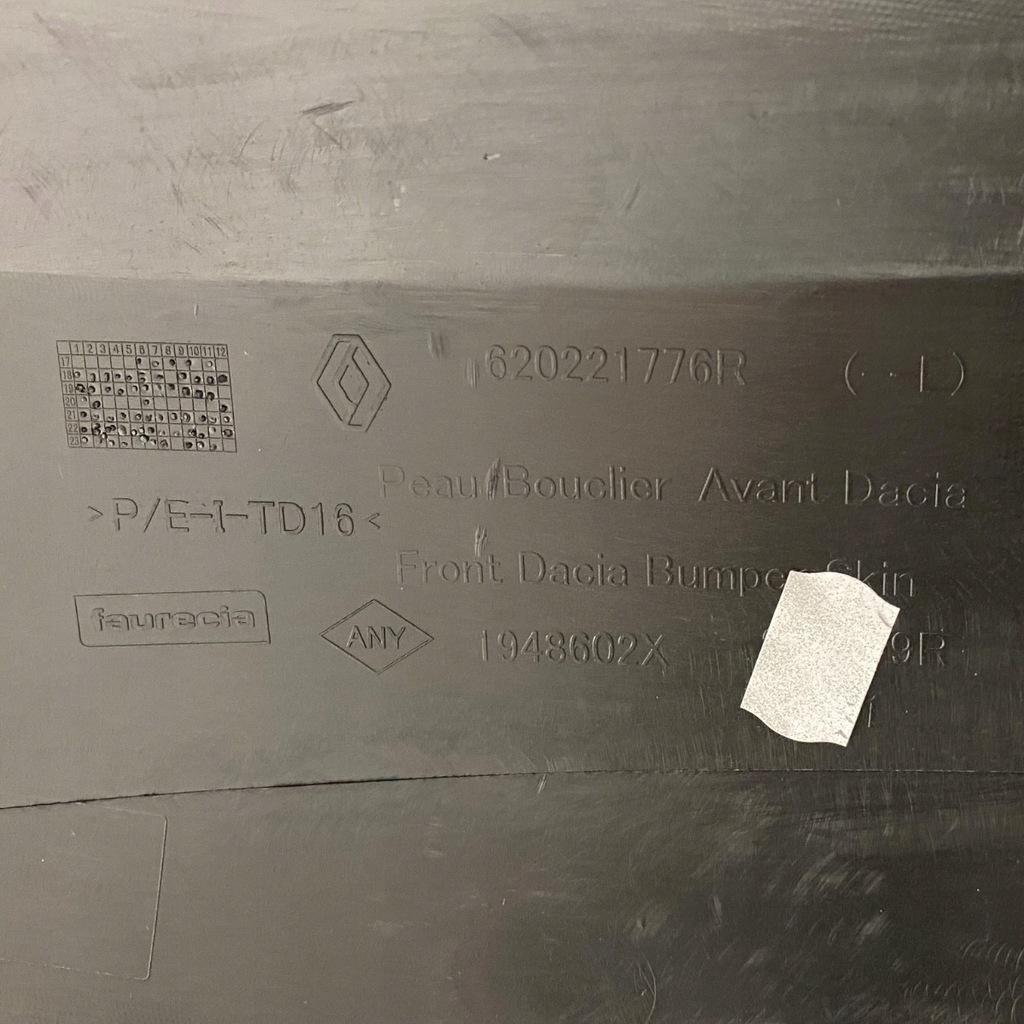 фото №13, Новий оригінальний номер бампер передній dacia duster ii 2017- 620221776r
