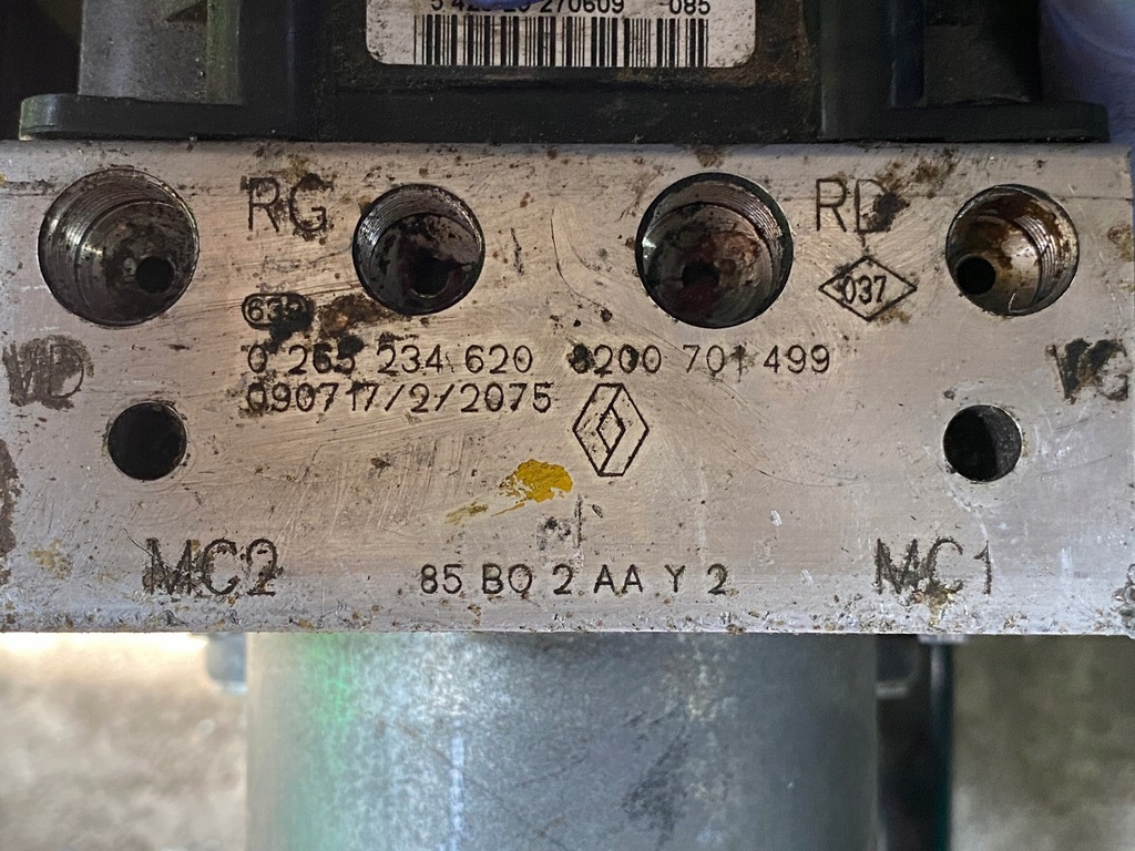 фото №2, 16 renault clio iii насос гальмівна abs 8200701499