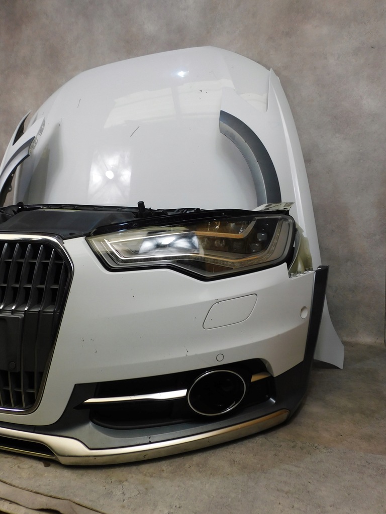 фото №5, Audi a6 c7 4g allroad kompletny перед бампер лампы капот pas full le радар