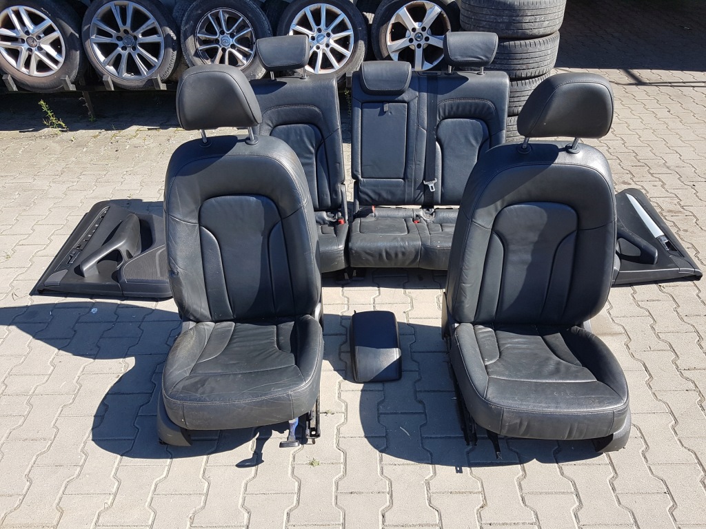 фото №1, Audi q5 8r 08-12r сиденья кожаный заднее сиденье