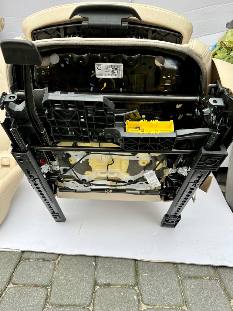 фото №10, Bmw x3 g01 сидіння шкіра сидіння заднє сидіння обшивки тунель середина m-pakiet