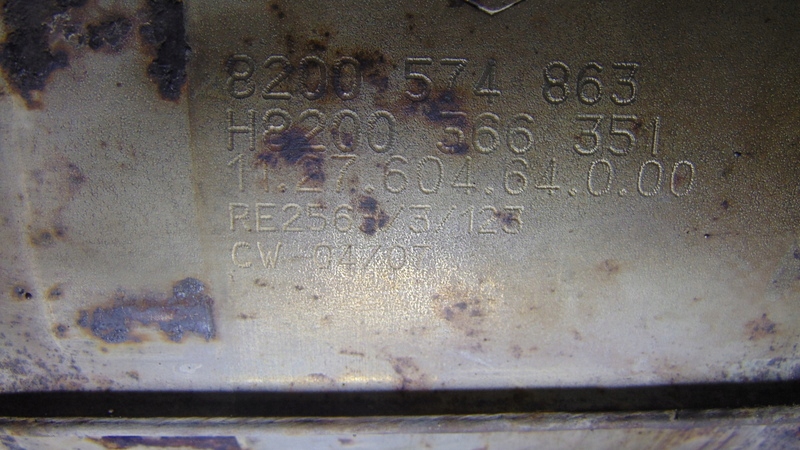 фото №3, Каталізатор 8200574863 2.0dci renault espace iv 02-10r