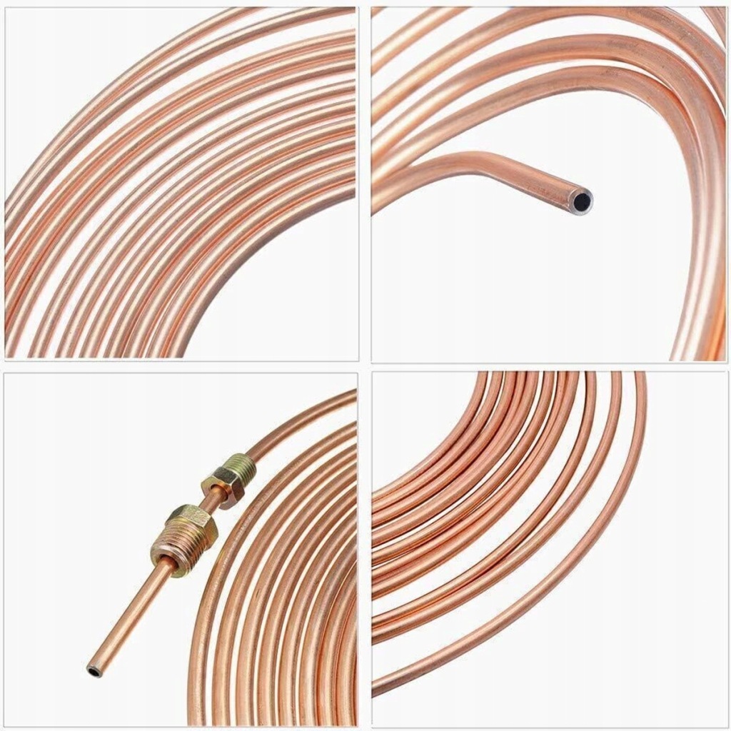 10m трубка мідна на дроти гальмівні krążek +16szt наконечників Ціна